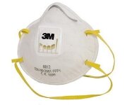 Респиратор 3М™ 8812 FFP1 NR D с клапаном выдоха 3M™ Cool Flow™, защита от мелкодисперсной пыли, органический и водяной пар